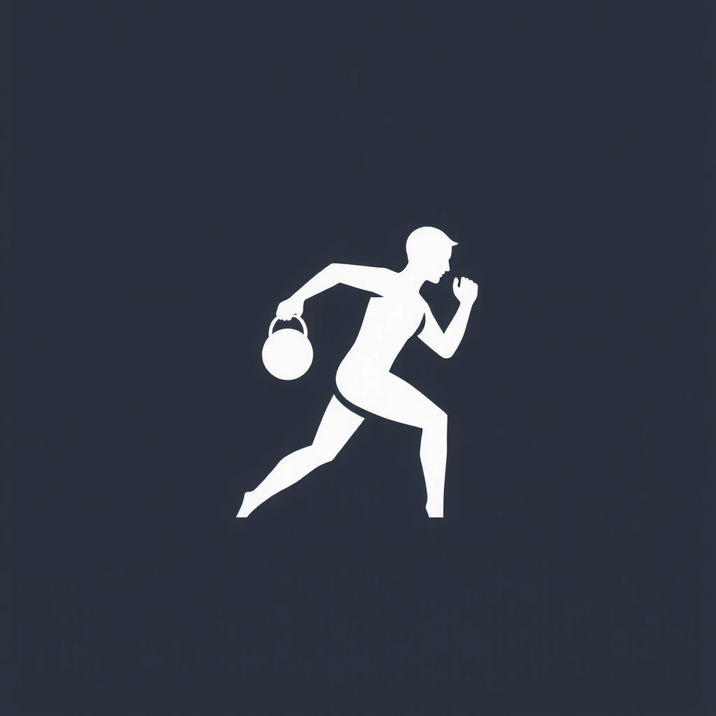 Iconiță cu o siluetă umană în mișcare